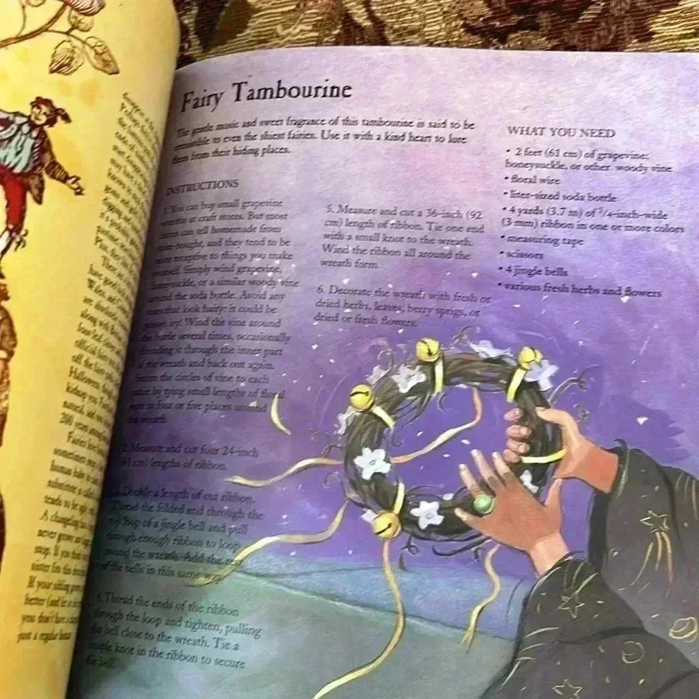 Vintage The Book of Wizard Craft Spells, Potions, Tales & 50 Things to Make Y2K - Picture 7 of 13